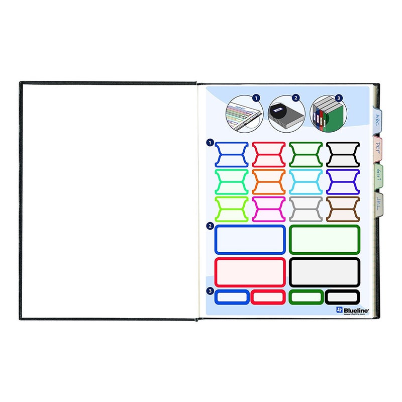 Blueline Business Notebook, 4 x 4 Quad Ruled, 9.25" x 7.25", 192 Pages (A9Q) - Image 3